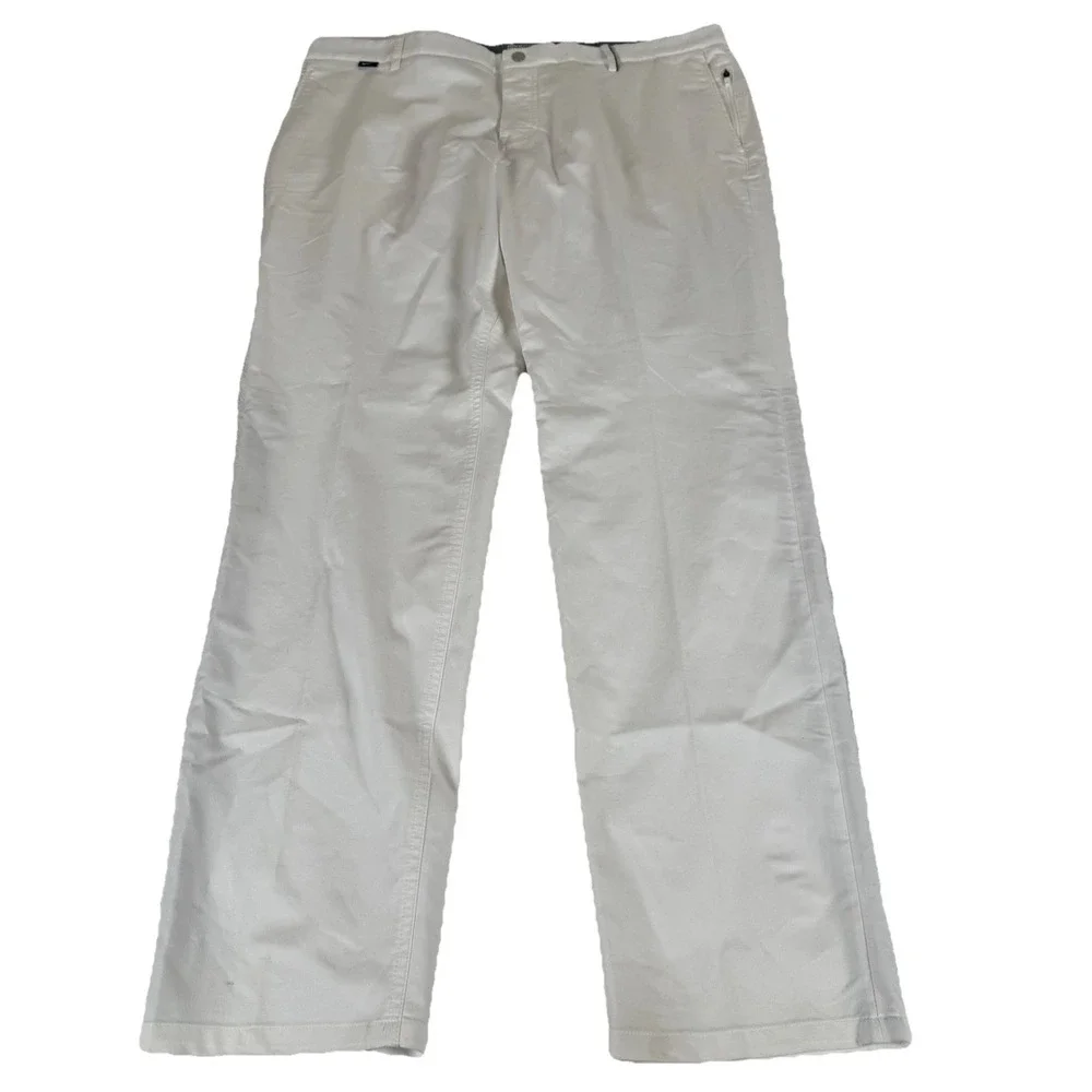 Nike Golf Modern Fit Stretch White Pants Mens 38x32